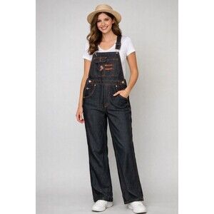 Vintage Crest Jeans Denim Overalls Size Medium Streetwear Grunge Y2K Women's M